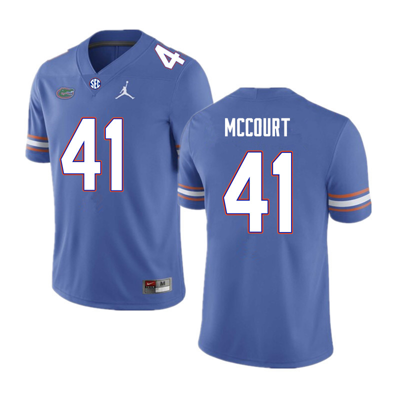 Men #41 Alex McCourt Florida Gators College Football Jerseys Sale-Royal